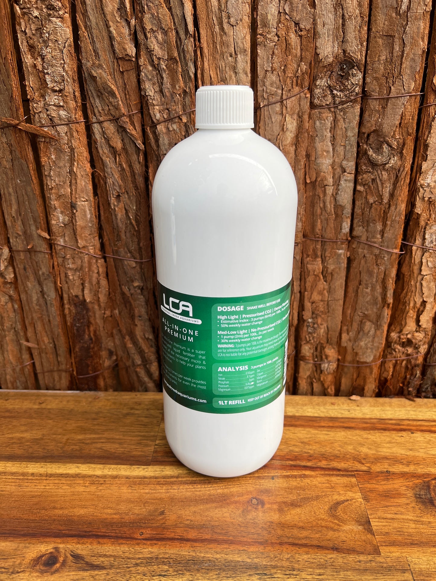 LCA All - In - One Premium Liquid Fertiliser for Aquarium Plant Species