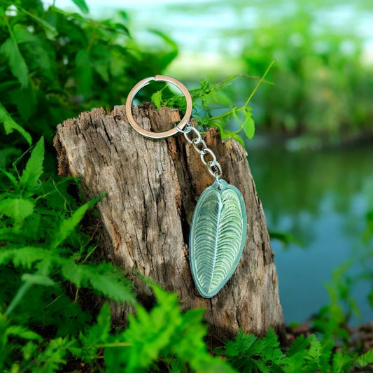 Anthurium Veitchii Acrylic Key Ring